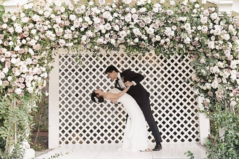 Large floral arch