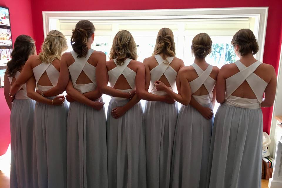 All lined up looking pretty!