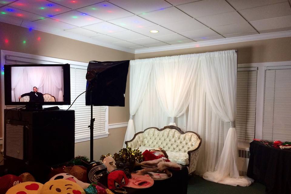 Set up your own backdrop