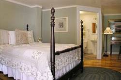 The B&B rooms are all decorated differently, and all have period antiques.