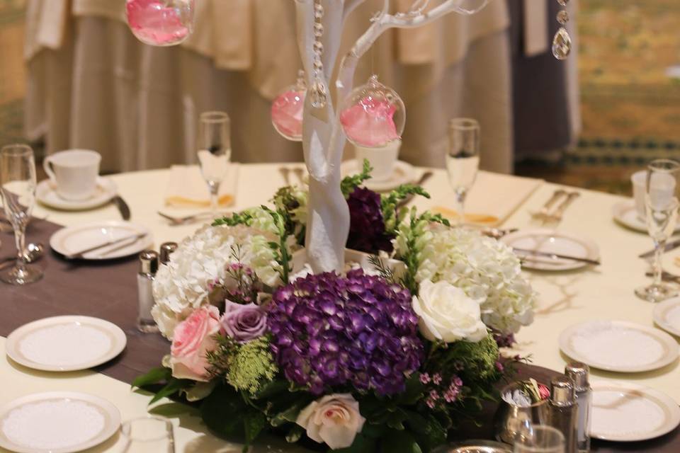 Lilac Floral Decor