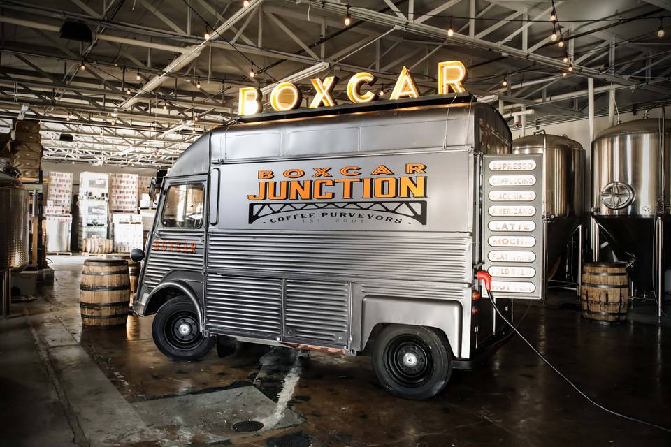 Boxcar Coffee Truck - Exterior