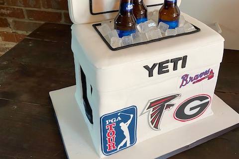 Carved Cooler Cake