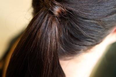 Simple ponytail