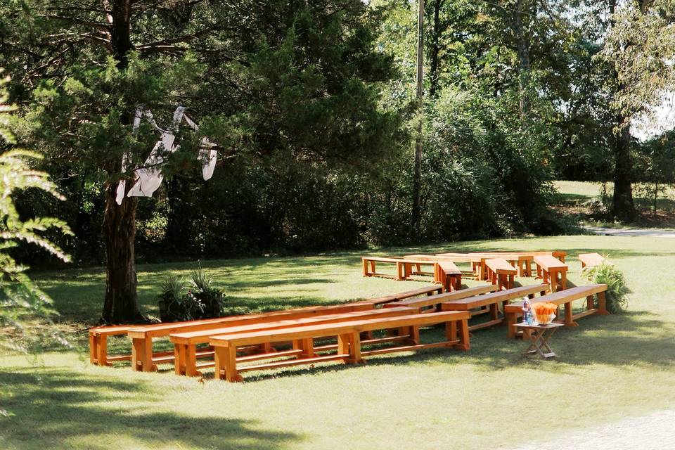 Outdoor ceremony