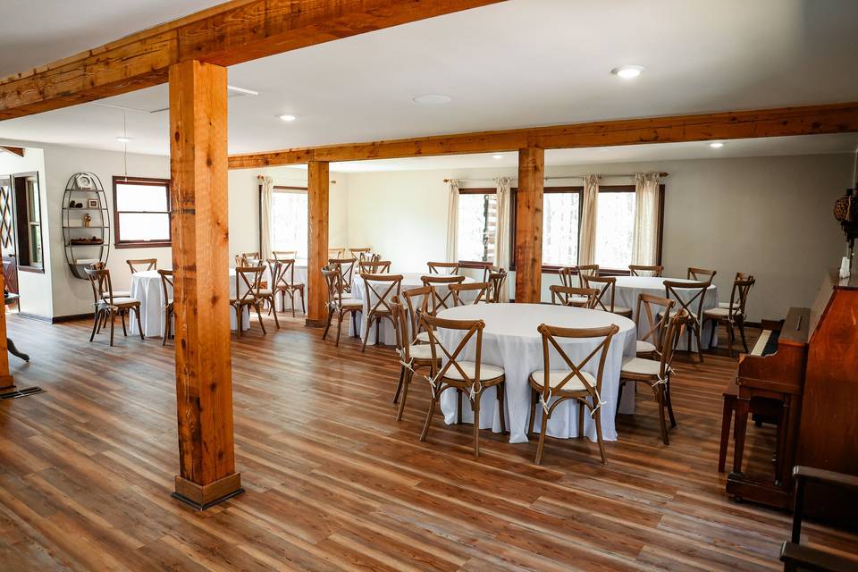 Chiavari cross back chairs