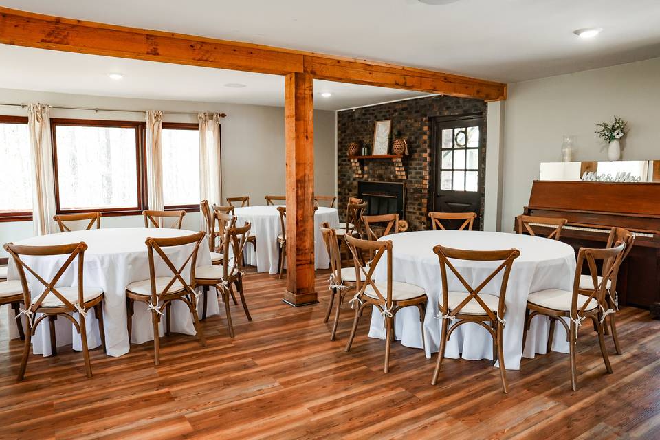 Chairs to match rustic vibe
