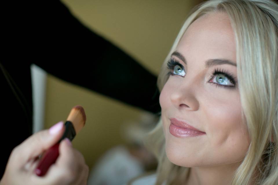 Natural makeup look