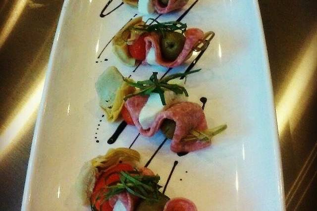 Antipasto SkewersJust one of our amazing passed hors d'oeuvres included in every wedding menu!