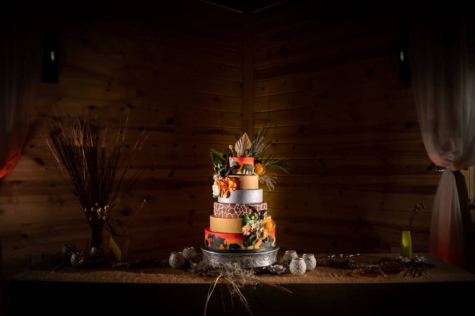 The cake / Event lighting