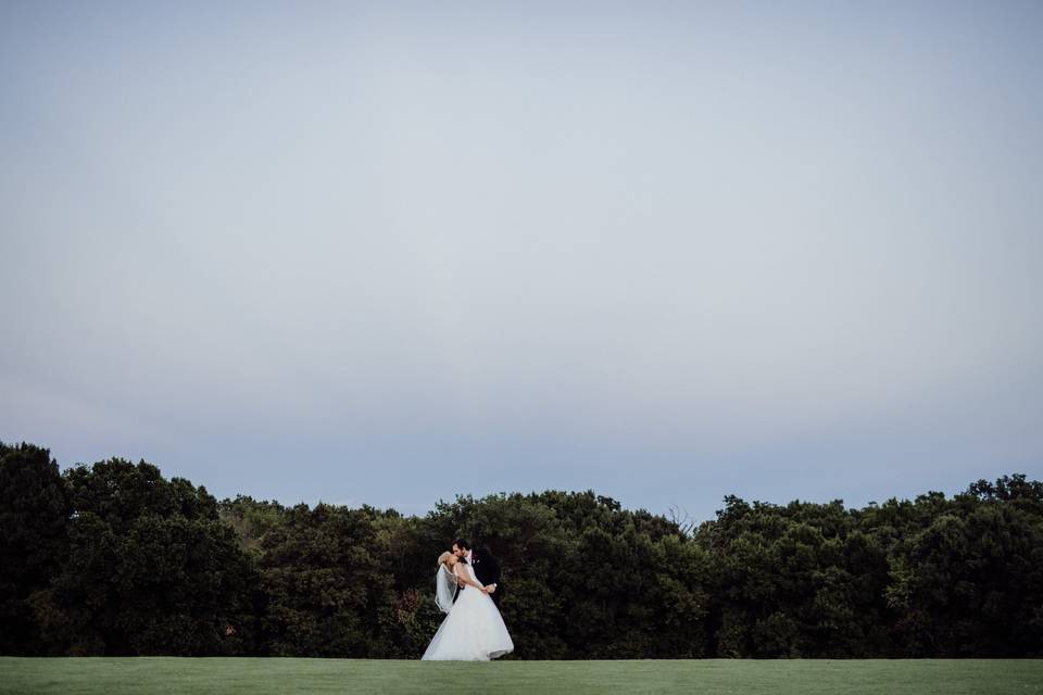 Couple kissing