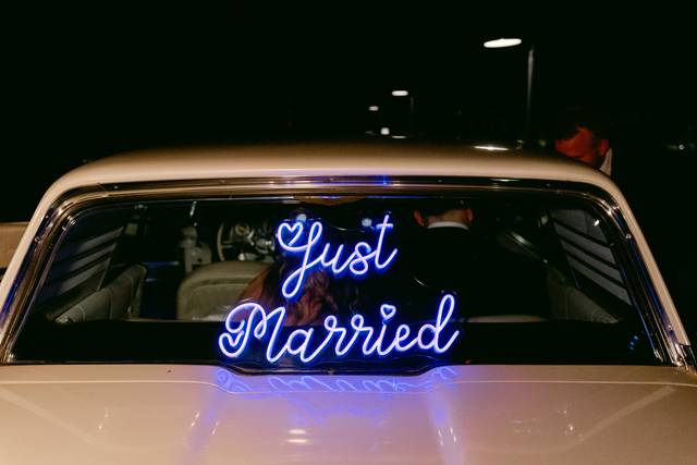 Just Married Sign
