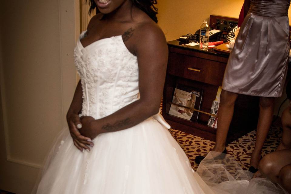 Bridal portrait
