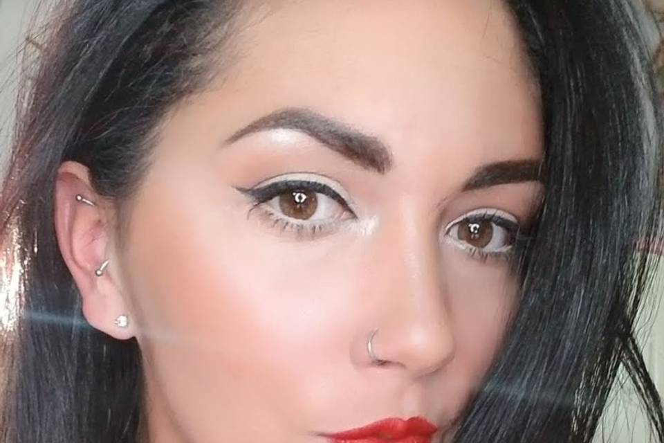 Sexy makeup look