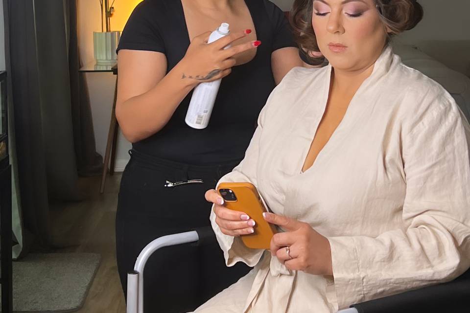 Bridal makeup