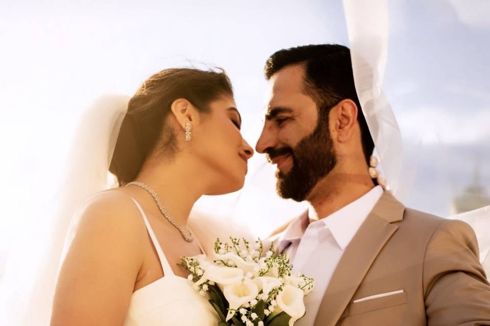 Wedding day photo shoot