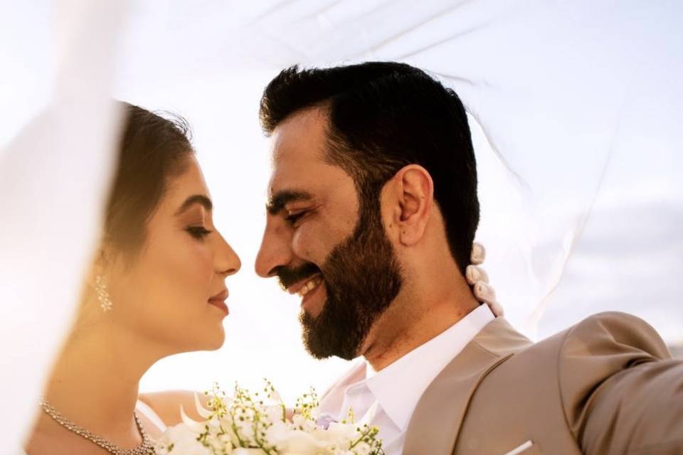 Wedding day photo shoot