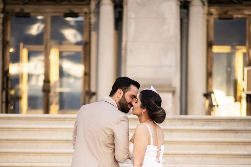 Wedding day photo shoot