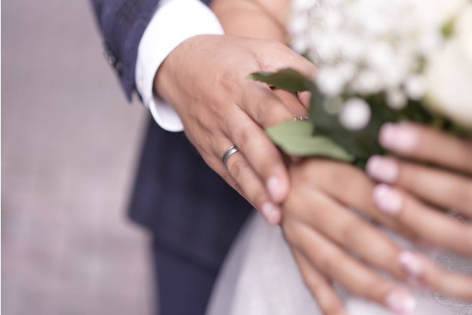 Wedding day photo shoot