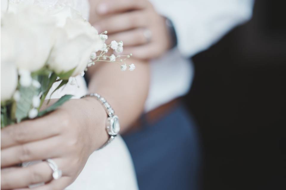 Wedding day photo shoot
