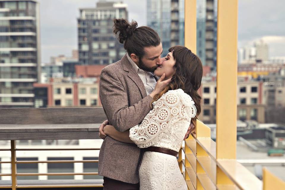 Rooftop Kiss