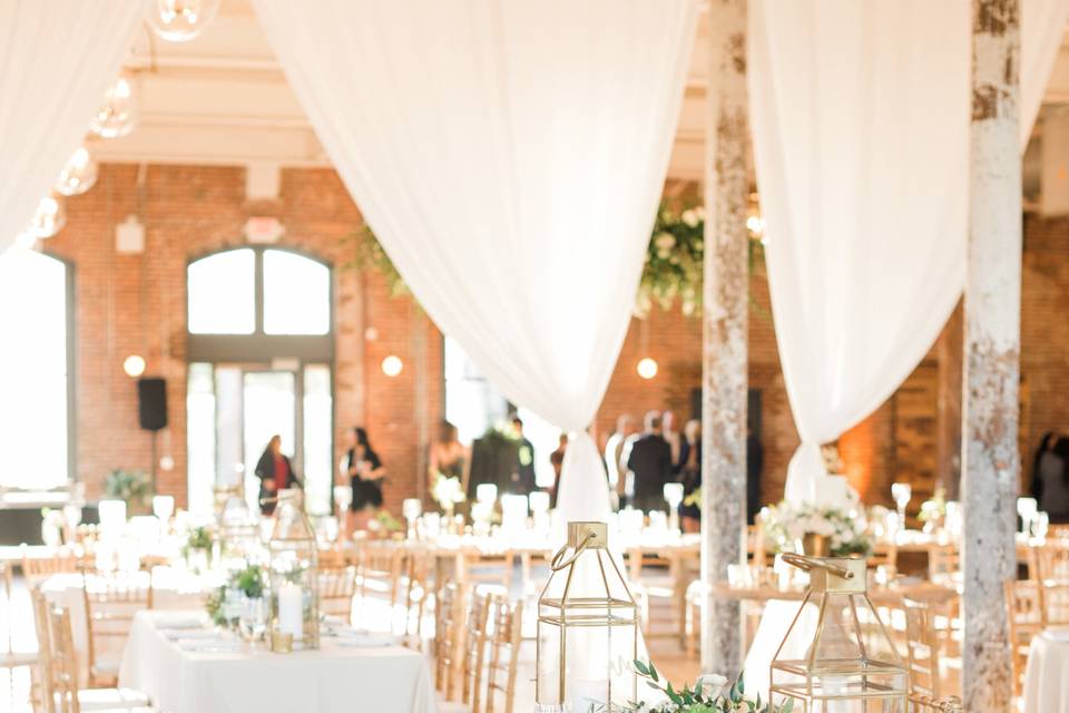 Gold chiavari chairs