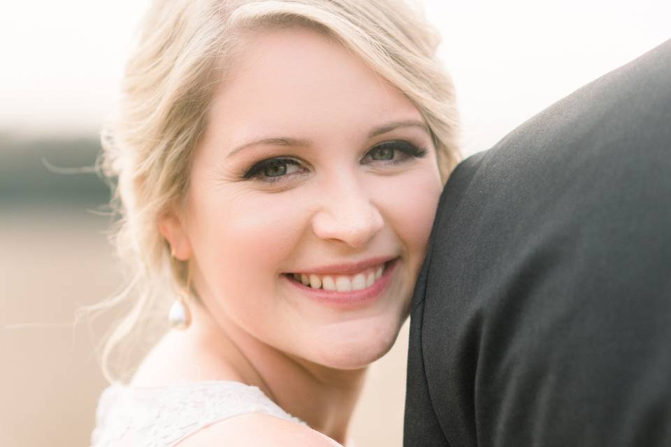 A joyful closeup