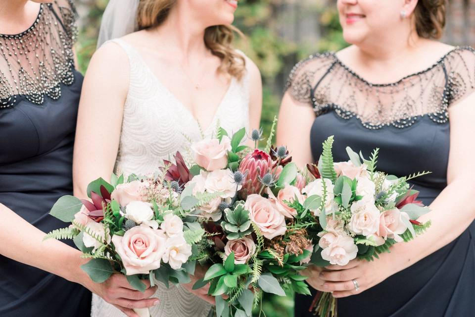 Blossoming floral display