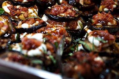 Roasted Eggplant Napoleon with Goat Cheese and Tomato Chutney
Photo courtsey of:
Inga Finch Photography