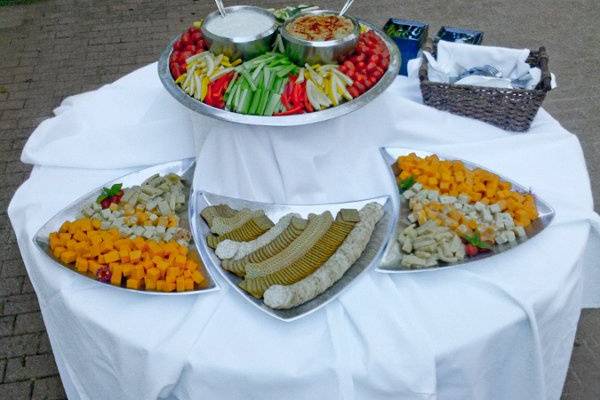 Cheese and Vegetable Display