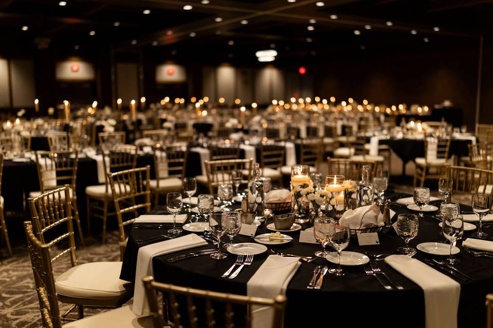 Reception lighting