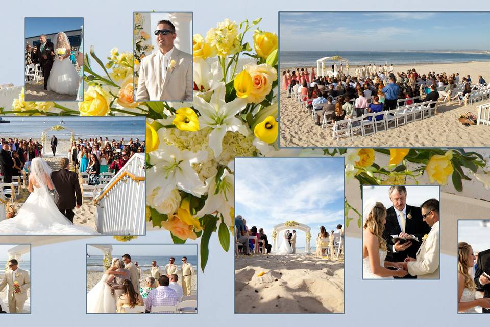 Monterey Beach House Ceremony