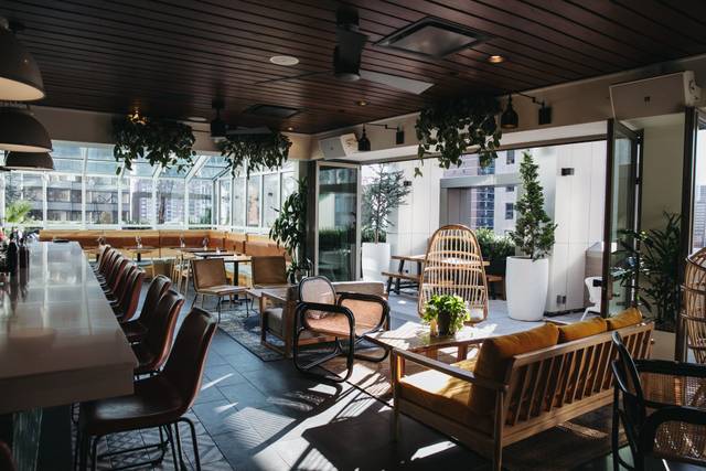 Indoor main bar