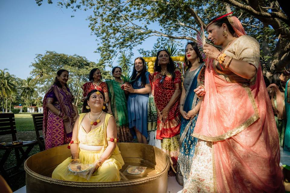 A & N Pithi Ceremony