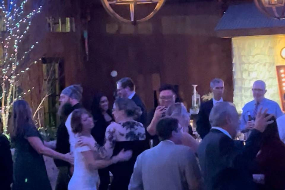 Bride Getting Down