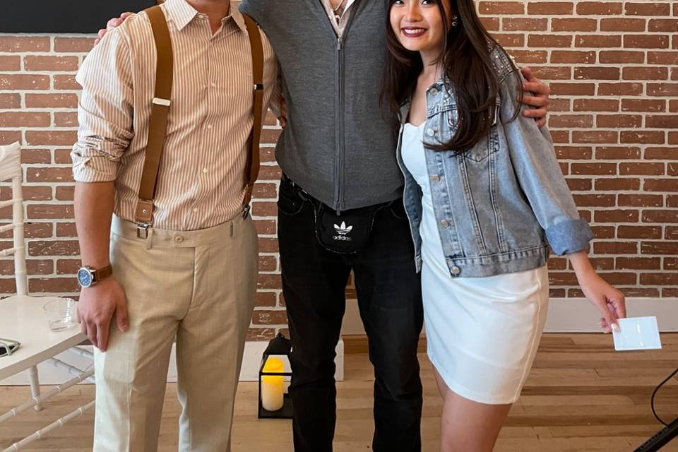 W/ the Bride+Groom