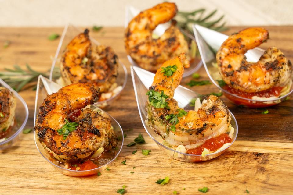 Chimichurri Shrimp Shooter