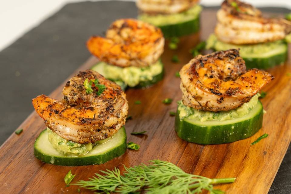 Shrimp Avocado Bite