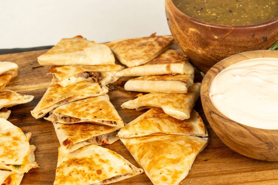Brisket and Cheese Quesadilla