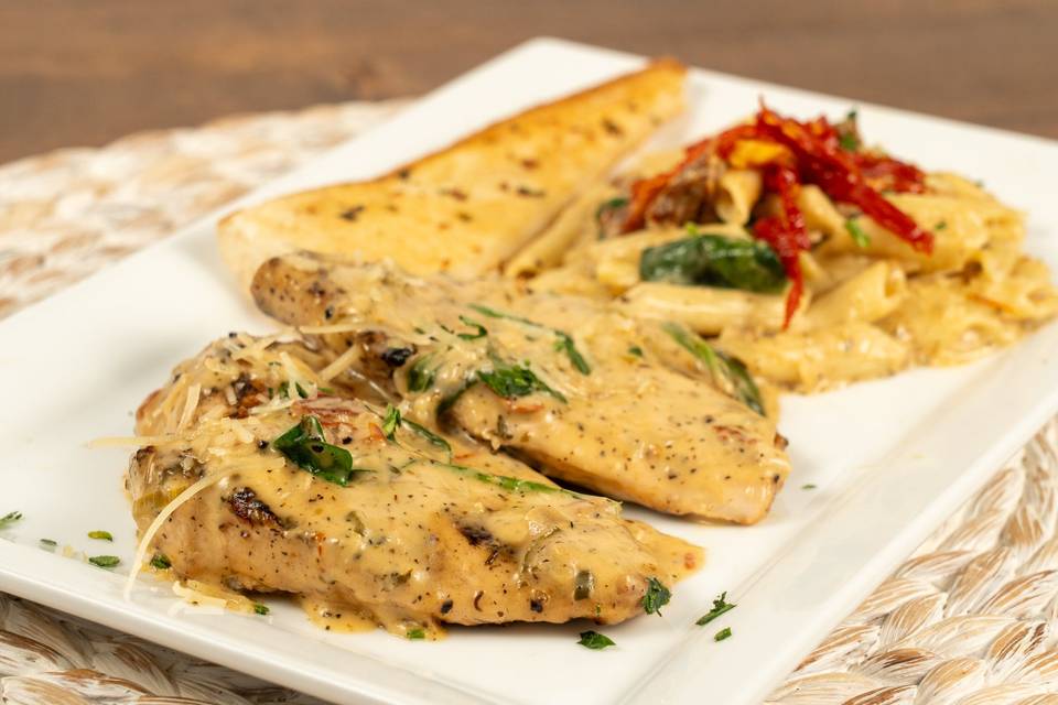Tuscan Chicken with Penne