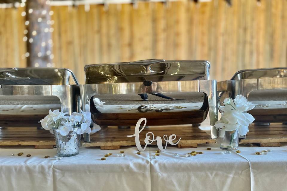 Wedding buffet