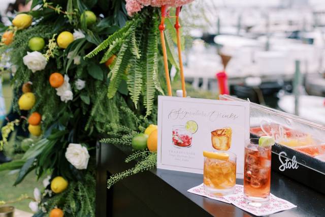 Vibrant Palm Beach Wedding