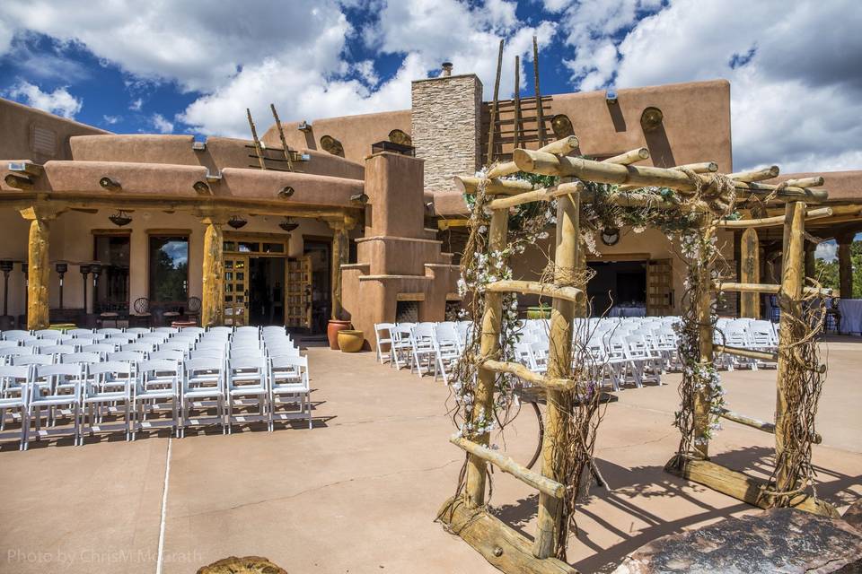 Ceremony setup | Photography by: Chris McGrath