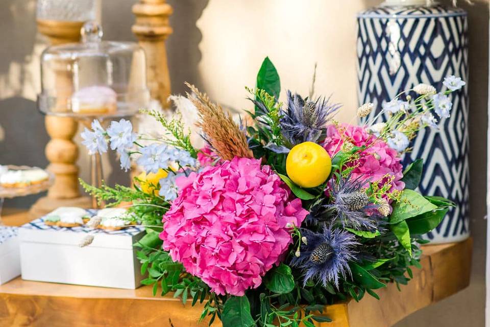 Purple and Fuchsia Bouquet