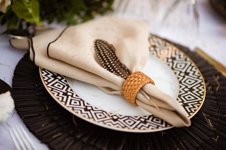African Table Setting