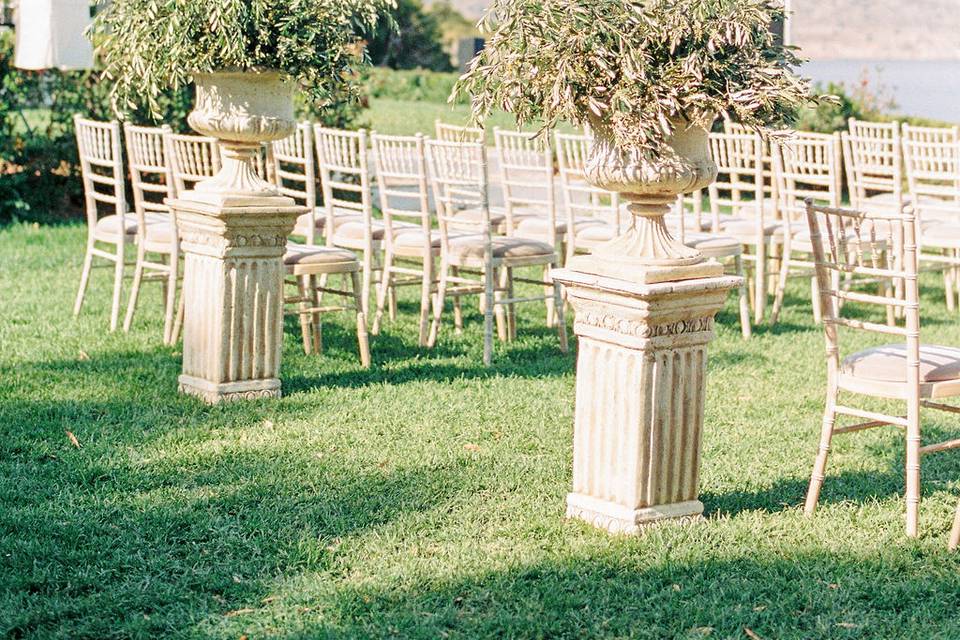 Olive leaf arrangements