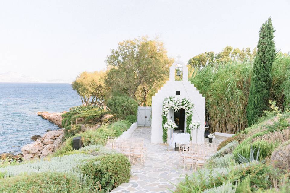 Luxury wedding in Greece