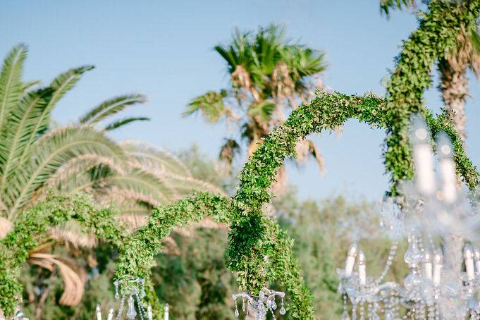 Chandeliers Arches of Green