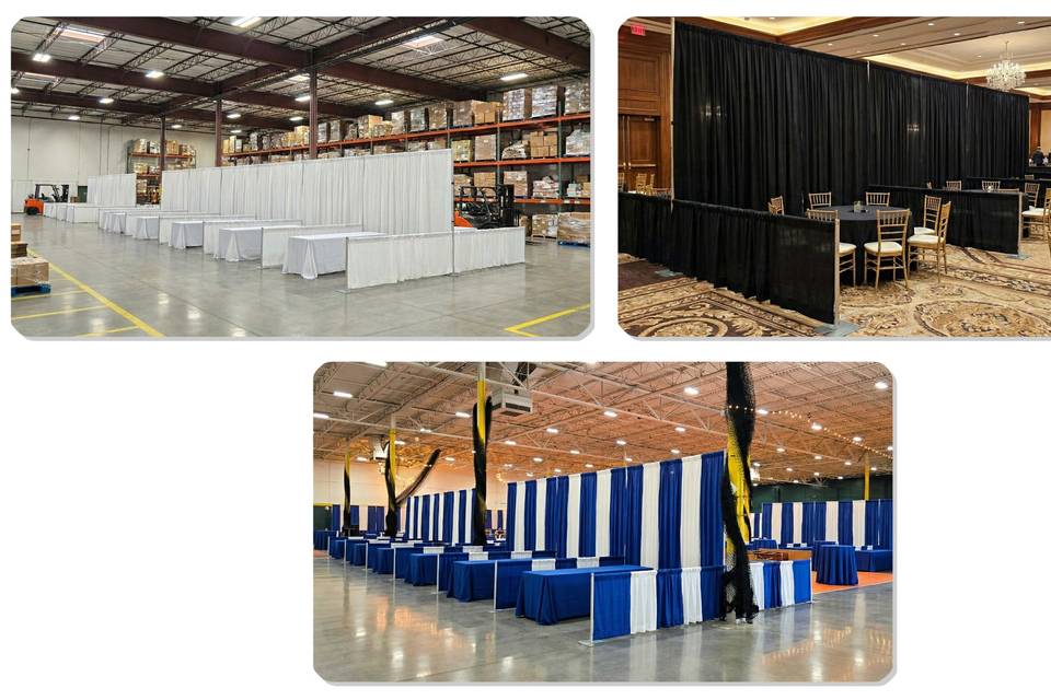 Expo pipe and drape ideas