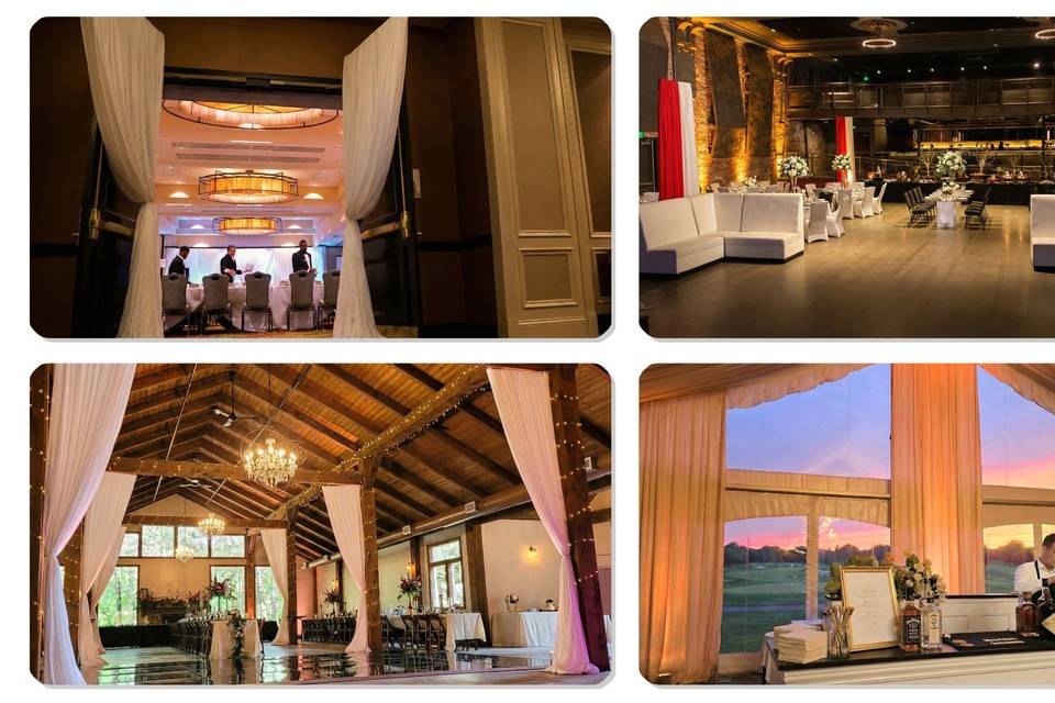 Free standing draping ideas